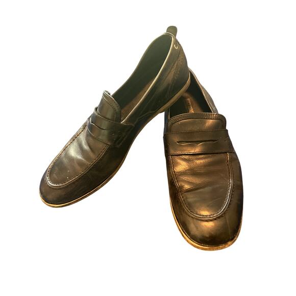 GUC Stacy Adams Men's Black Leather Loafers Slip On Size 11M - Picture 1 of 6